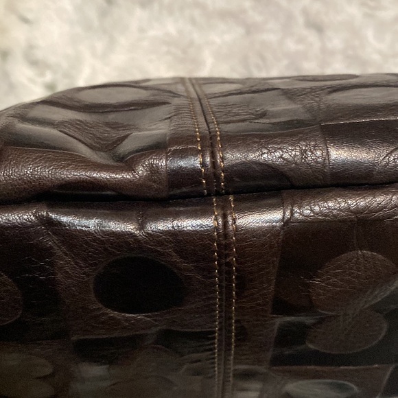 NWOT gorgeous Dark brown leather handbag - Picture 15 of 16